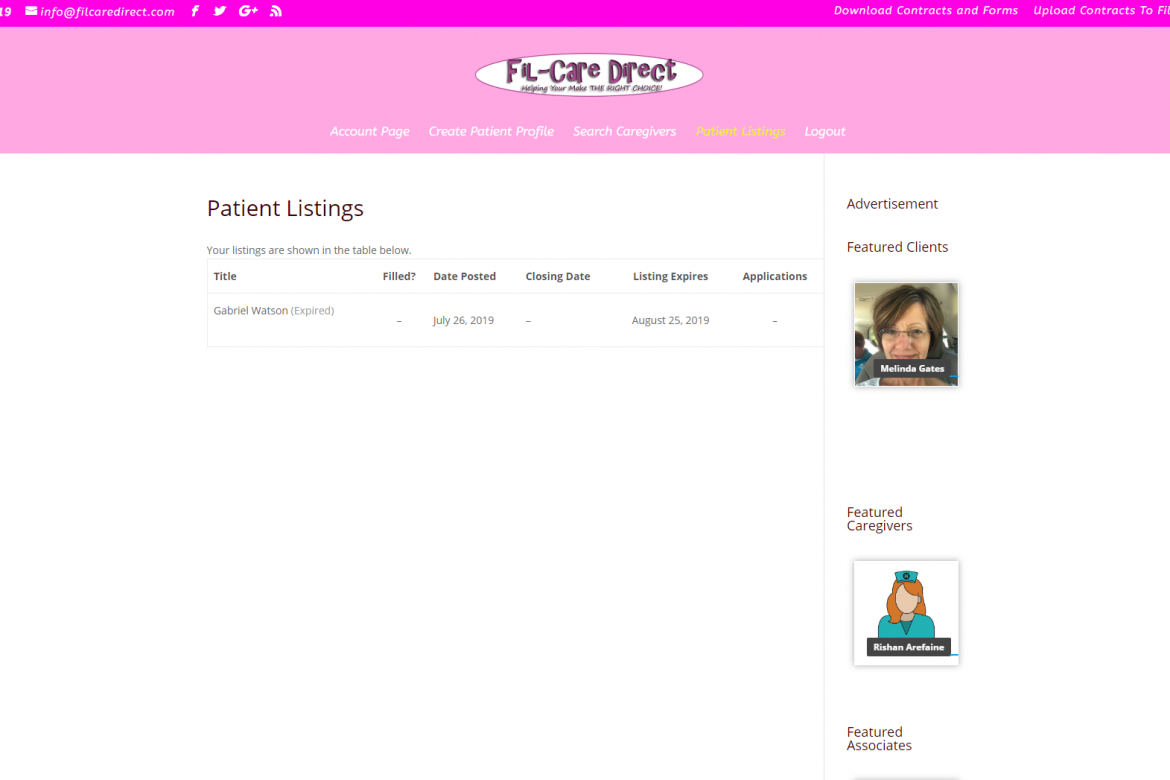Patient Listings _ Fil-Care Direct